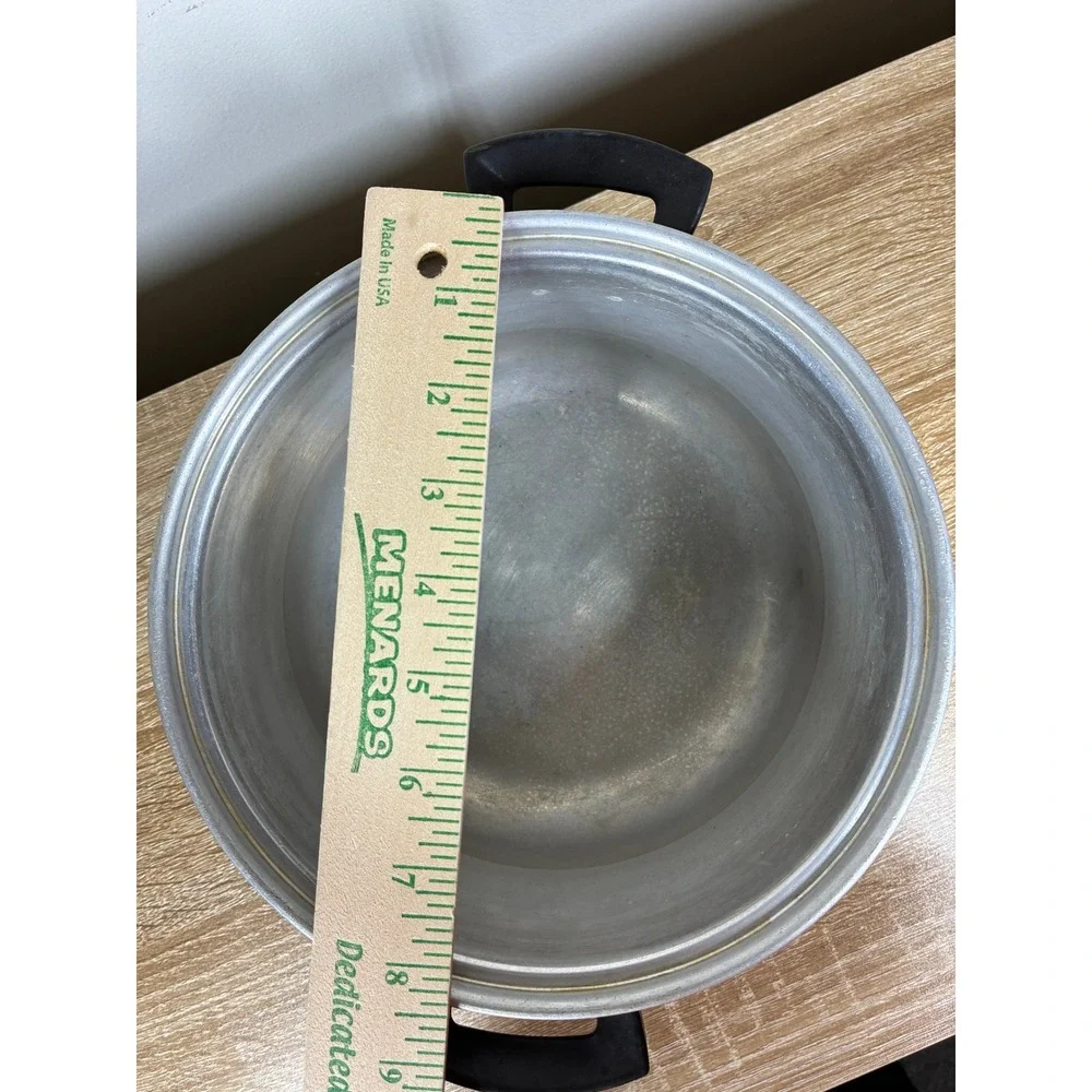 Vintage Wear-Ever Aluminum Pot No 2164 Made in USA 3 Quart Stockpot Silver
